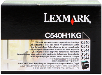 Lexmark c540h1kg toner nero, durata 2.500 pagine