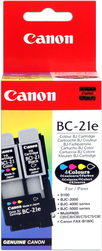 Canon bc-21e testina di stampa originale multicolor