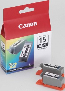 Canon bci-15bk cartuccia nero 2pz