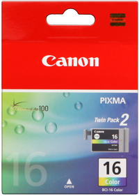 Canon bci-16c cartuccia colore 2pack
