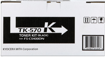 kyocera tk-570k toner nero, durata 16.000 pagine