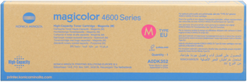 konica Minolta a0dk352 toner originale magenta, durata indicata 8.000 pagine