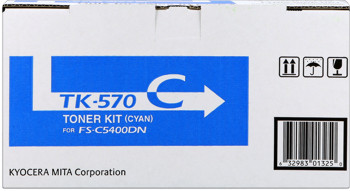 kyocera tk-570c toner cyano, durata 12.000 pagine