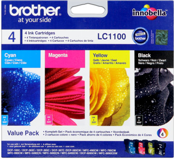 Brother lc-1100val Multipack bk-c-m-y