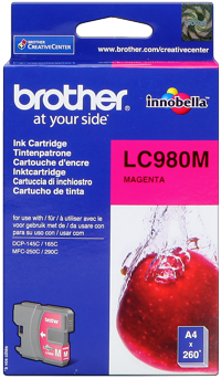 Brother lc-980m cartuccia magenta