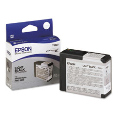 Epson t580700  cartuccia lightblack capacit� 80ml