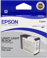 Epson T580900  Cartuccia light light black capacit� 80ml