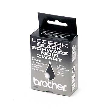 Brother lc-02bk cartuccia nero