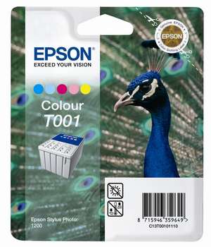 Epson t00101110 cartuccia colore cyano, magenta, giallo. Capacit� 66 ml