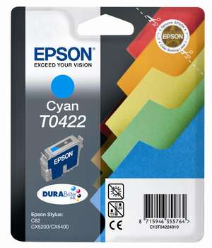 Epson t04224010 cartuccia cyano
