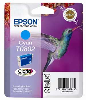 Epson t08024010 cartuccia cyano 7,4ml