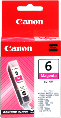 Canon bci-6m cartuccia magenta, capacit� 13ml