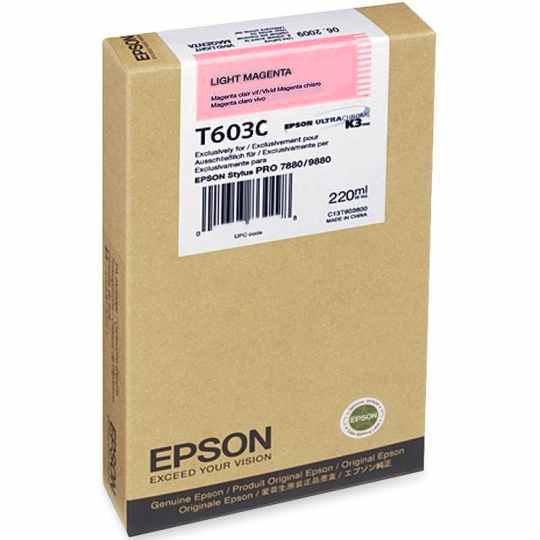 Epson T603C00 Cartuccia magenta-chiaro, capacit� 220ml