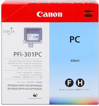 Canon PFI-301pc  Cartuccia photo-cyano, capacit 330ml