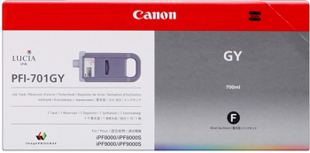 Canon PFI-701gy Cartuccia grigio, capacit 700ml