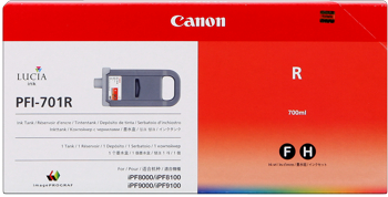 Canon PFI-701r  Cartuccia rosso, capacit 700ml