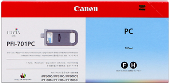 Canon PFI-701pc  Cartuccia cyano-photo 700ml