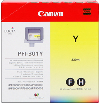 Canon PFI-301y  Cartuccia giallo , capacit 330ml