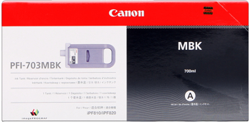 Canon PFI-703mbk  Cartuccia nero-matte, capacit� indicata 700ml