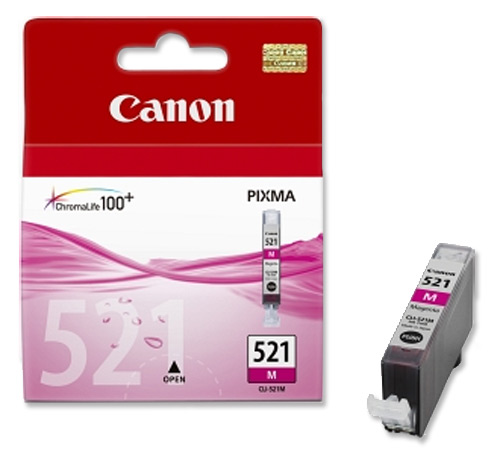 Canon CLI-521m  cartuccia magenta, capacit inchiostro 9 ml