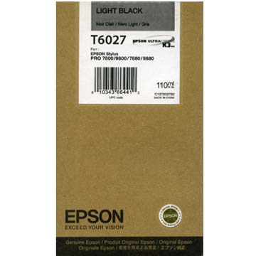 Epson T602700 cartuccia nero-chiaro, capacit� 110ml
