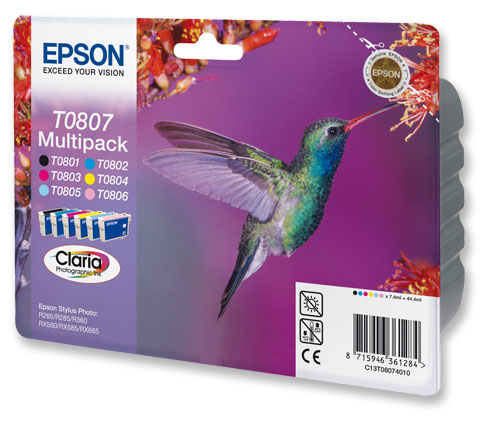Epson T08074010 Multipack bk/lc/c/lm/m/y (6 colori)