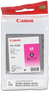 Canon PFI-102m cartuccia magenta capacit 130ml