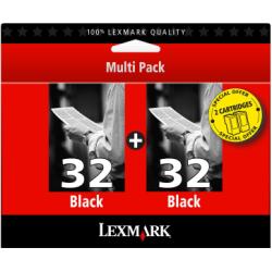 Lexmark 80D2956 conf.cartucce nero 2 pezzi