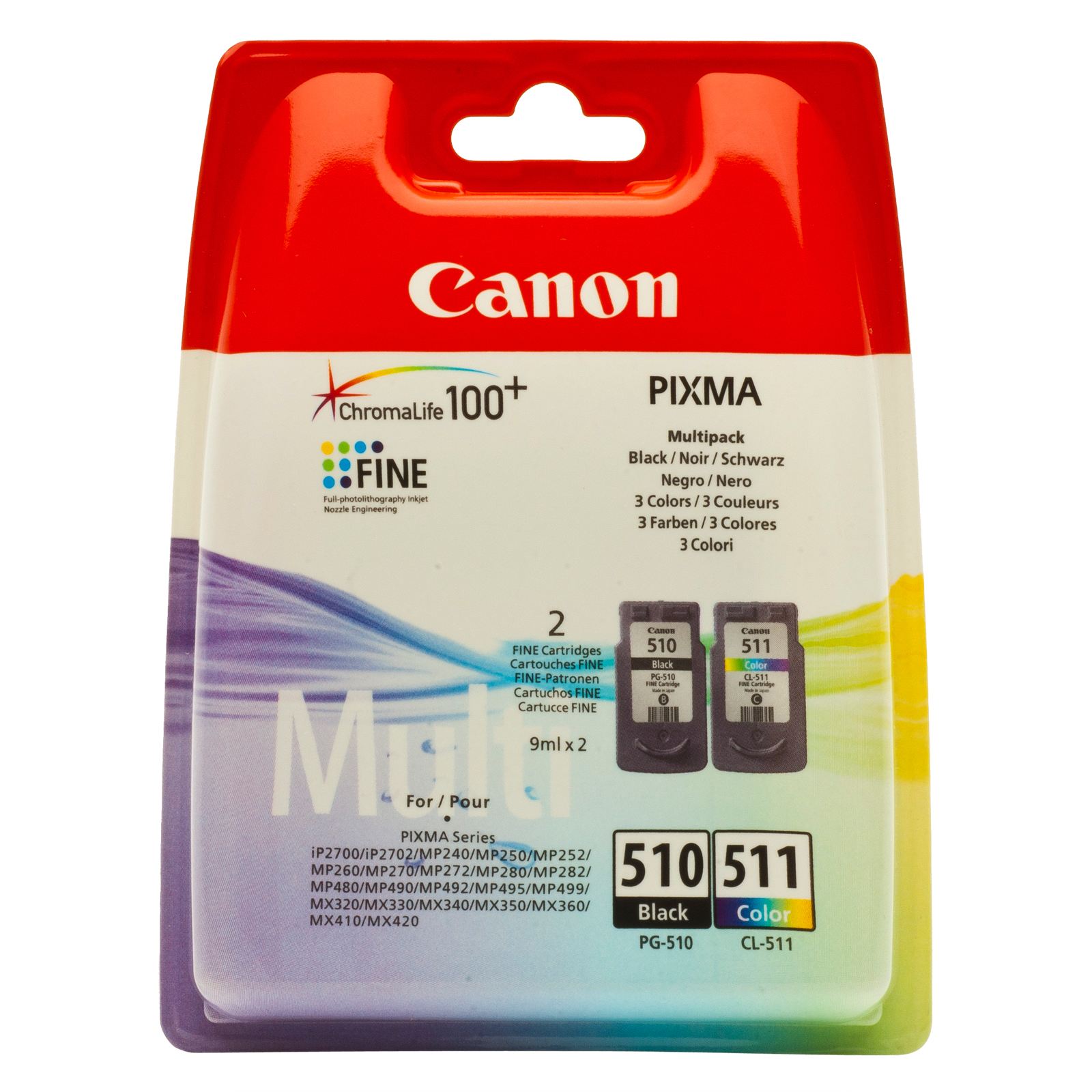 Canon 2970B010 Multipack colore PG-510 + CL-511