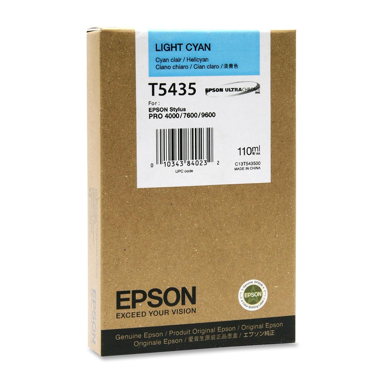Epson T543500 cartuccia cyano-chiaro, capacit� 110ml