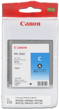 Canon PFI-102c cartuccia cyano capacit 130ml