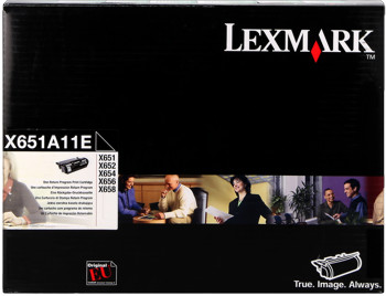 Lexmark x651a11e toner originale nero, durata 7.000 pagine