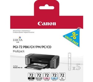 Canon PGI-72multi1 5 cartucce PGI-72: PBK +GY +PM +PC +CO