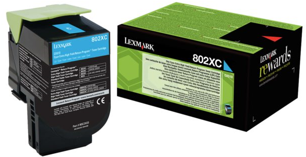Lexmark 80C2XC0 toner cyano, durata 4.000 pagine