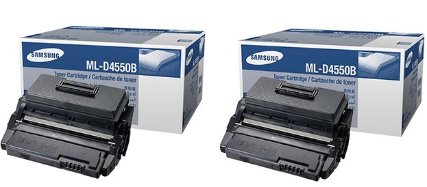 Samsung ml-d4550bx toner originale, durata 20.000 pagine( confezione doppia 2 pezzi)