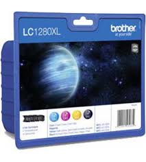 Brother LC-1280XLVALBPDR Multipack nero / ciano / magenta / giallo 4 cartucce d'inchiostro LC-1280XL