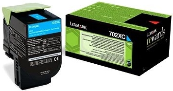 Lexmark 70C2XC0 toner cyano, durata indicata 4.000 pagine