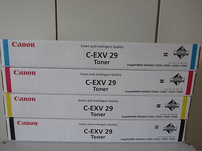 Canon c-exv29set Multipack originale 4 colori: cyano-magenta-giallo-nero