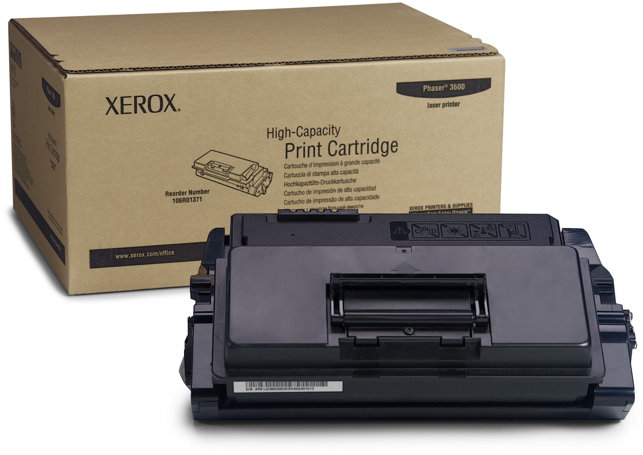 Xerox 106R01371 toner nero, durata 14.000 pagine