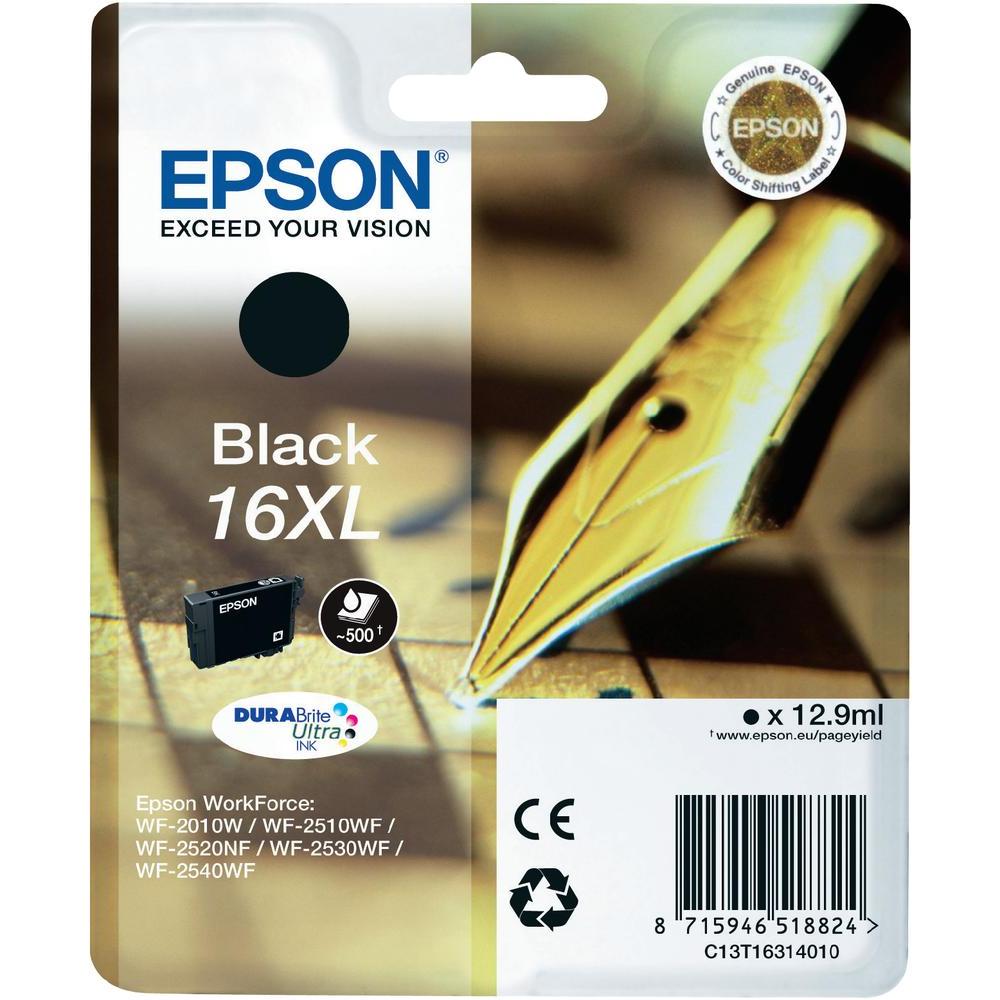 Epson C13T16314010  cartuccia nero alta capacit�, durata indicata 500 pagine