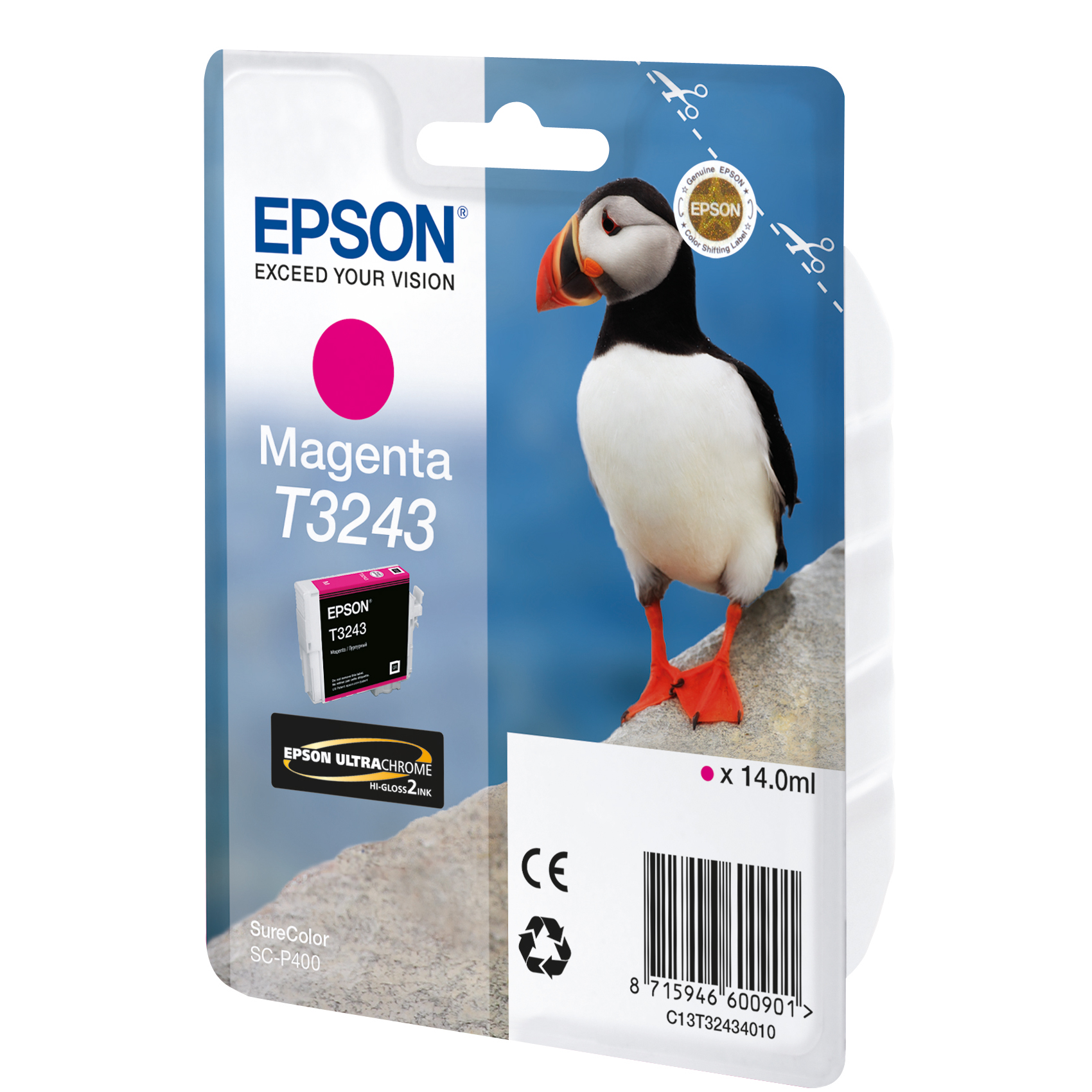 Epson C13T32434010 Cartuccia d'inchiostro magenta ~980 pagine