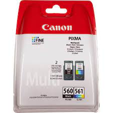 Canon 3713C006 Canon cartuccia pacco doppio, multipack nero / color (3713C006, PG560CL561)