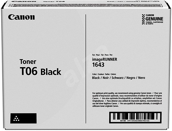Canon 3526C002 Canon cartuccia toner nero (3526C002, T06) 20.500 pagine